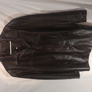 The Leather Ranch Men's western style leather coat